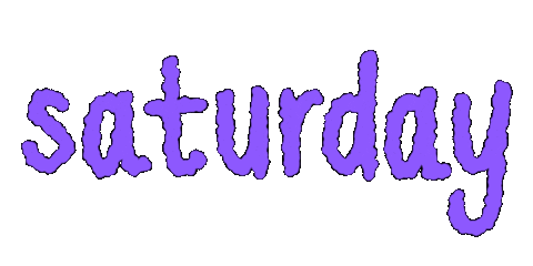 Days Of The Week Weekend Sticker