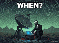 Space Waiting GIF by ABCNT