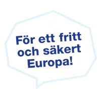 Vote Eu Sticker by Moderaterna