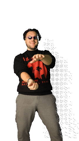 Pointing Grooving Sticker by Mentum