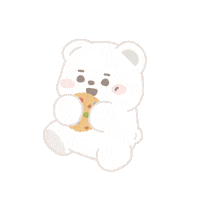 coogom_studio run bear daily 신남 Sticker