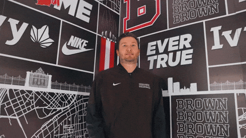 I Dont Know GIF by Brown Volleyball