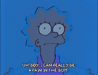 lisa simpson water GIF