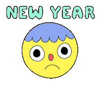 New Year New Me Sticker by Sean Solomon