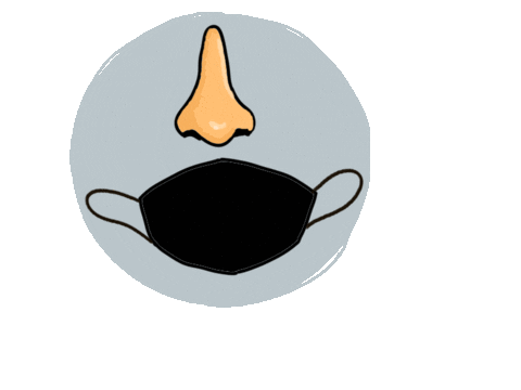 Mask Please Sticker