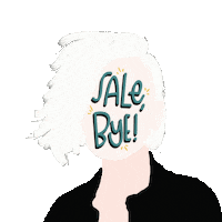 angiemaricreative bye sale elan shyporter Sticker