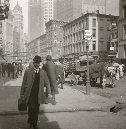 nyhistory vintage new york city horses carriage GIF