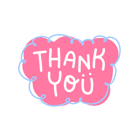 Thanks Thank You Sticker