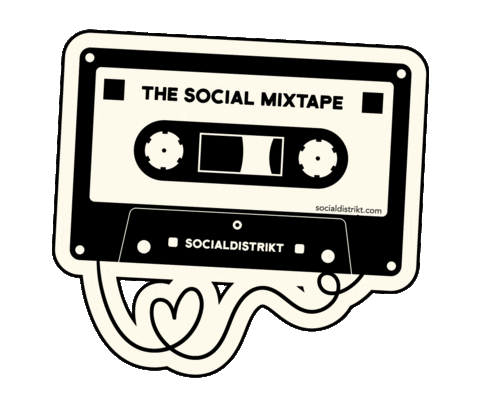 Radio Tape Sticker by Social Distrikt