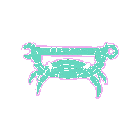 Crab Sticker by CCC PDX