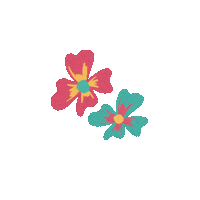 Galatiaadella happy flower plant plants Sticker