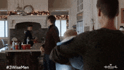 Tyler Hynes Toss GIF by Hallmark Channel