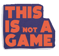 This Is Not A Game Sticker by Justice Project Pakistan