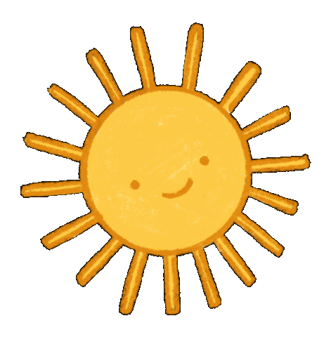 hello_tazzina happy sun yellow light Sticker