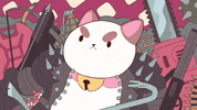 bee and puppycat leather jacket GIF by Cartoon Hangover