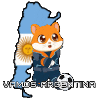 Vamos Argentina World Cup Sticker by Hamieverse