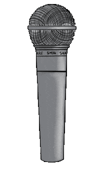 ArteyArmonia music draw handmade mic Sticker