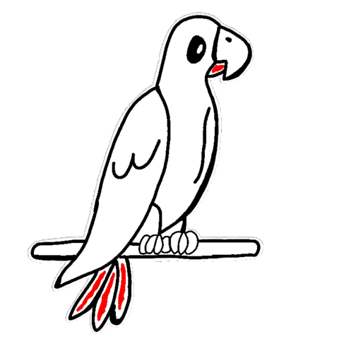 Parrot Nft Sticker by Digital Pratik