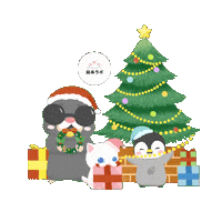 Animation Christmas Sticker