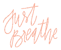 Just Breathe Sticker by Flambette