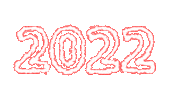 New Year Typography Sticker by YUVArquitecto