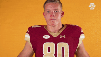 BostonCollegeAthletics boston college bc eagles bc football hunter long GIF