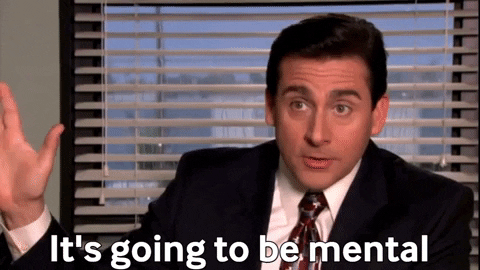 nickjaynes giphygifmaker the office michael scott mental GIF