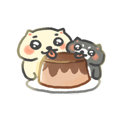 Eat Chocolate Pudding Sticker