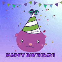 Happy Birthday Celebration GIF by Grow Kids