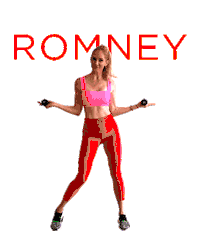 romneymvmt fun rainbow workout exercise Sticker