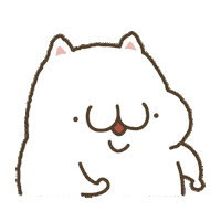 Cat 頑張る Sticker