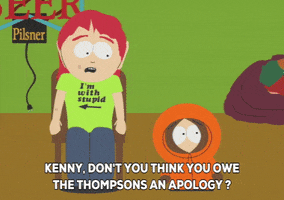 looking down kenny mccormick GIF by South Park 