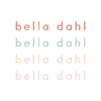 Live Softly Sticker by Bella Dahl