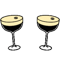 Espresso Martini Drinking Sticker by Mr Black Spirits