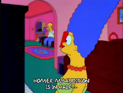 homer simpson look GIF