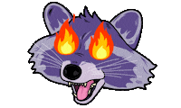 Lets Go Nft Sticker by Trash Panda Tribe