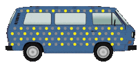 Vw Bus Sticker by Drumcorps BIMotion