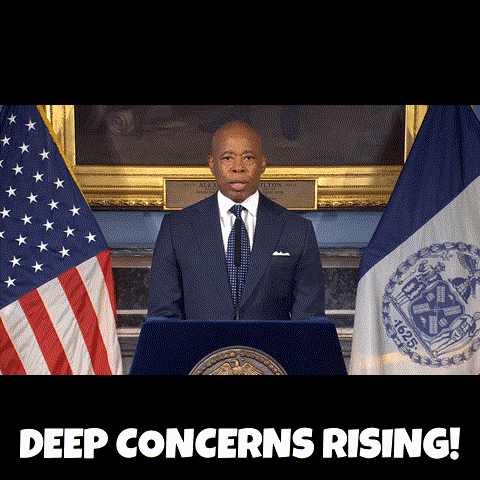 Rising New York GIF by Eric Adams