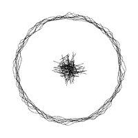 black and white glitch GIF by David Koblesky