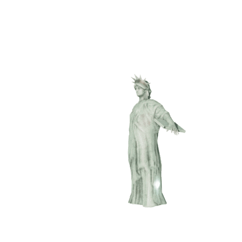 Statue Of Liberty 3D Sticker by Holofit