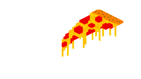 joyfuljuly giphyupload food pixel pizza Sticker