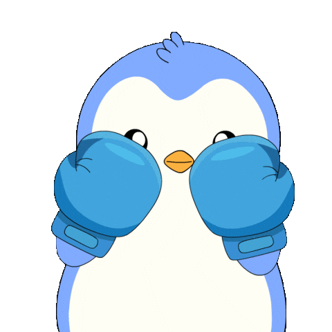 Fight Finish Him Sticker by Pudgy Penguins
