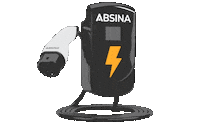 absina_official charge ev charging emobility Sticker