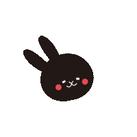 Rabbit うさぎ Sticker by cleaningsenka
