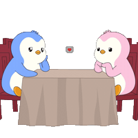 I Love You Penguin Sticker by Pudgy Penguins