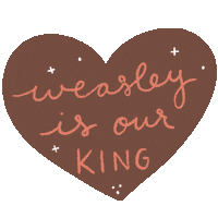 dearwritten heart movie harry potter ron weasley Sticker