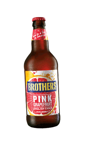 Pink Grapefruit Sticker by Brothers Cider