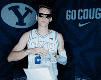 Byu Basketball Sport GIF by BYU Cougars