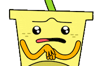 Sad Bean Sticker by Discovery BR