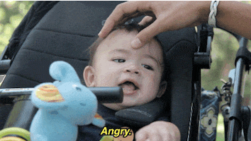 Angry Baby Face GIF